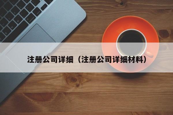 注册公司详细（注册公司详细材料）